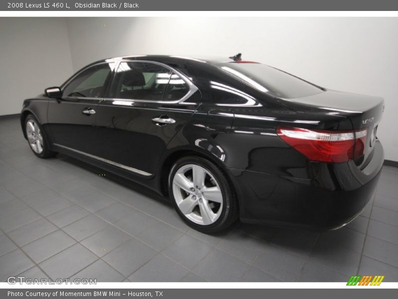 Obsidian Black / Black 2008 Lexus LS 460 L