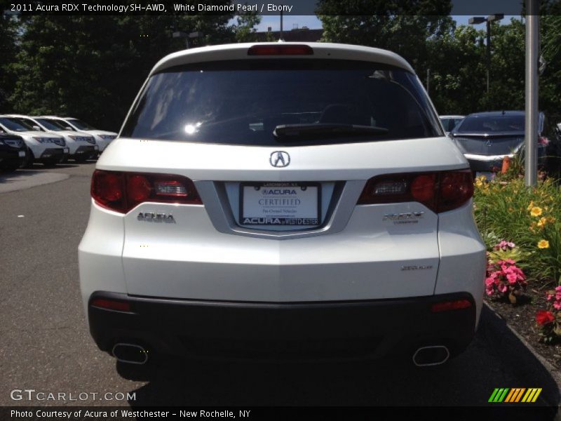 White Diamond Pearl / Ebony 2011 Acura RDX Technology SH-AWD