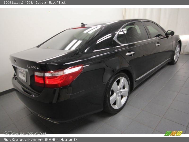 Obsidian Black / Black 2008 Lexus LS 460 L