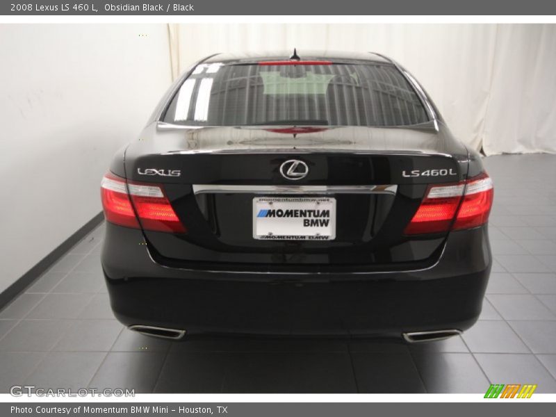 Obsidian Black / Black 2008 Lexus LS 460 L