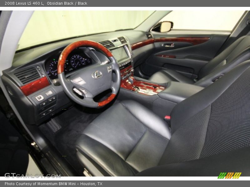 Obsidian Black / Black 2008 Lexus LS 460 L