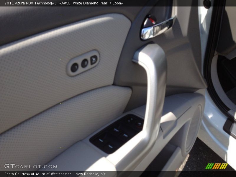 White Diamond Pearl / Ebony 2011 Acura RDX Technology SH-AWD