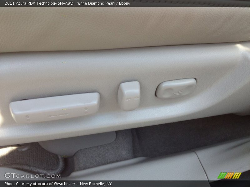 White Diamond Pearl / Ebony 2011 Acura RDX Technology SH-AWD