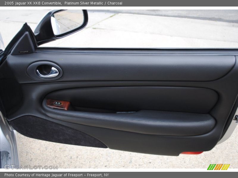 Platinum Silver Metallic / Charcoal 2005 Jaguar XK XK8 Convertible