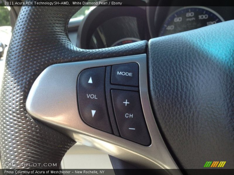 White Diamond Pearl / Ebony 2011 Acura RDX Technology SH-AWD