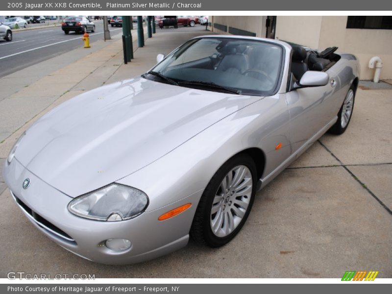  2005 XK XK8 Convertible Platinum Silver Metallic