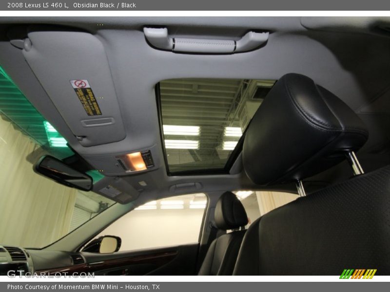 Obsidian Black / Black 2008 Lexus LS 460 L