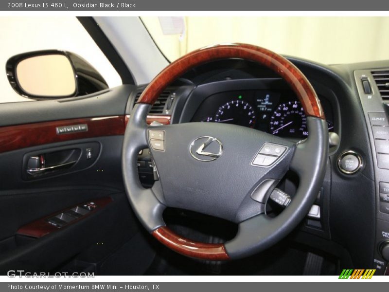 Obsidian Black / Black 2008 Lexus LS 460 L