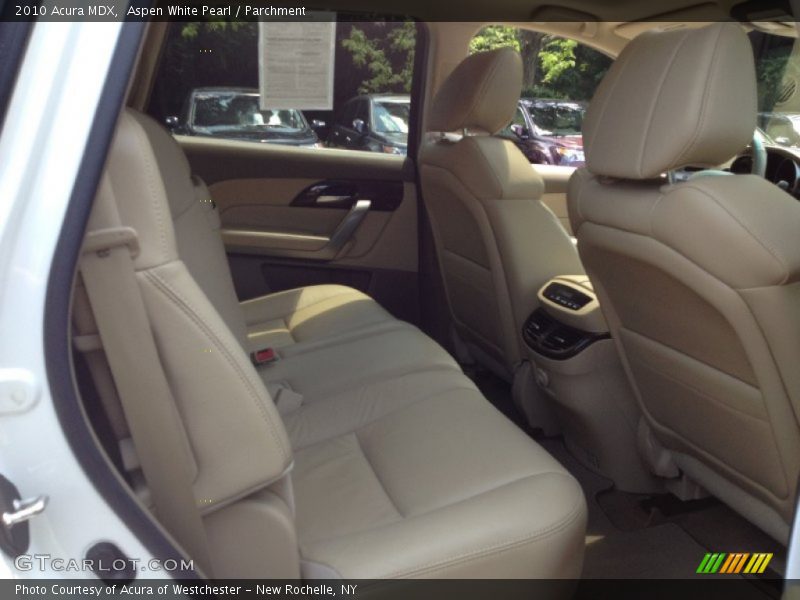 Aspen White Pearl / Parchment 2010 Acura MDX