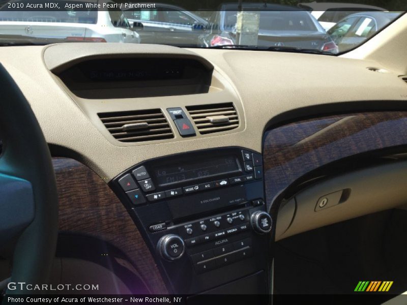 Aspen White Pearl / Parchment 2010 Acura MDX