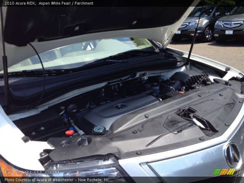 Aspen White Pearl / Parchment 2010 Acura MDX