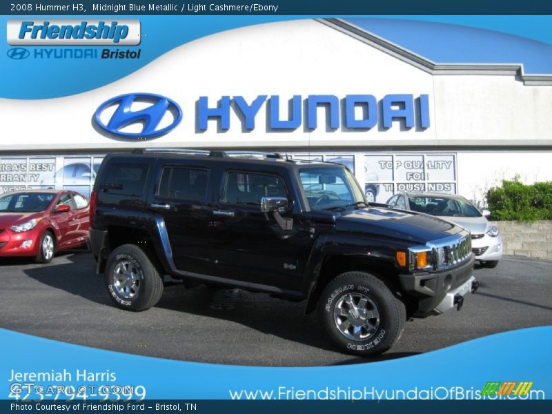 Midnight Blue Metallic / Light Cashmere/Ebony 2008 Hummer H3