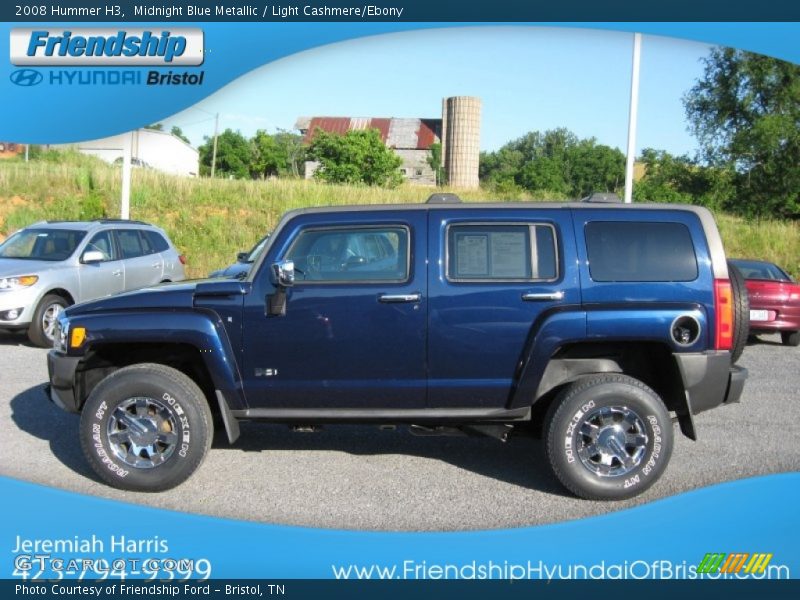 Midnight Blue Metallic / Light Cashmere/Ebony 2008 Hummer H3