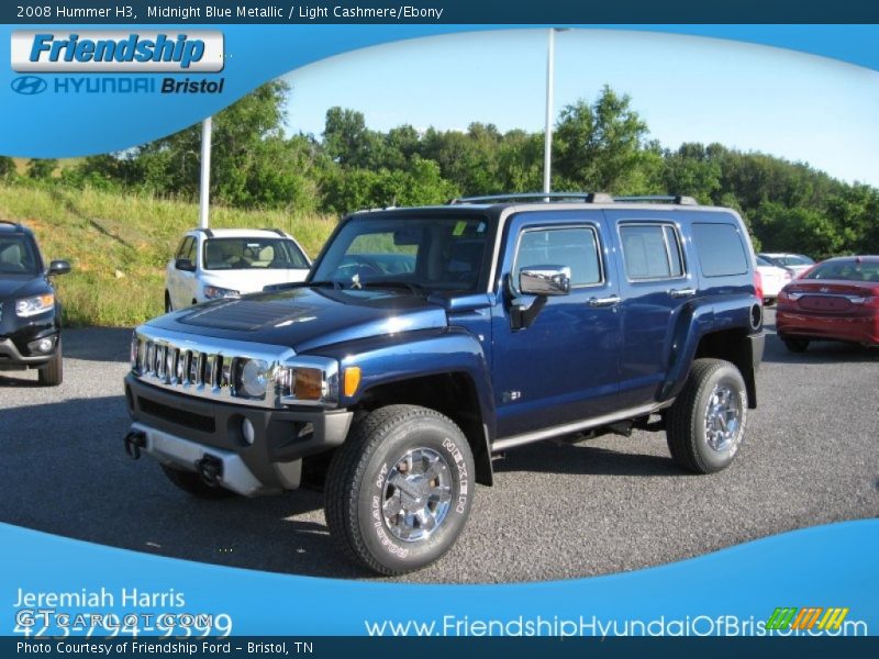 Midnight Blue Metallic / Light Cashmere/Ebony 2008 Hummer H3