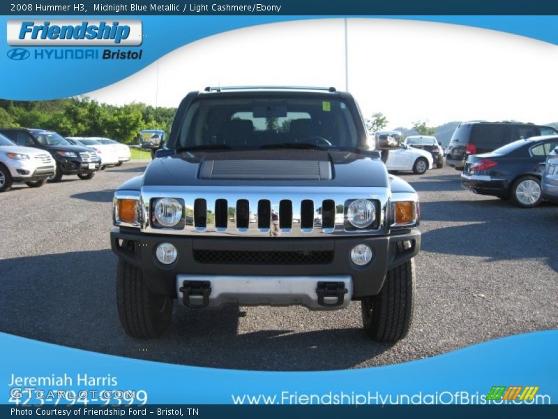 Midnight Blue Metallic / Light Cashmere/Ebony 2008 Hummer H3
