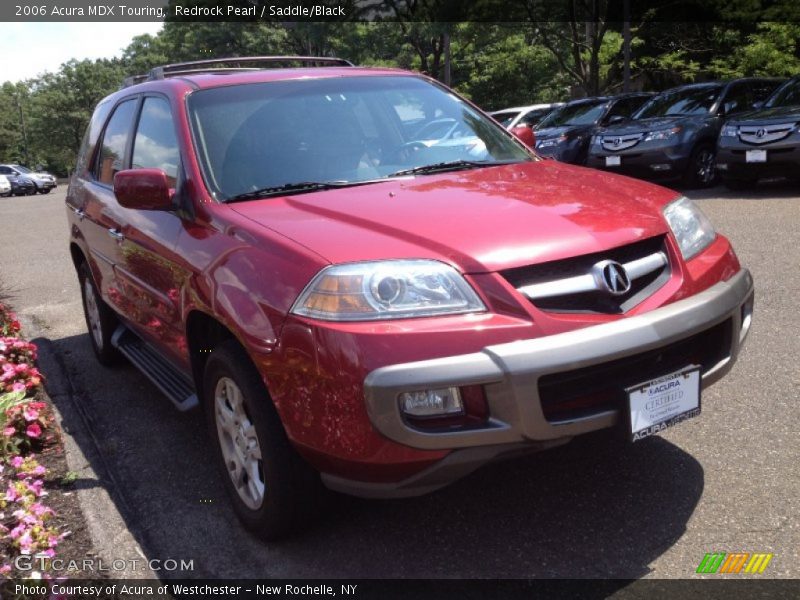 Redrock Pearl / Saddle/Black 2006 Acura MDX Touring