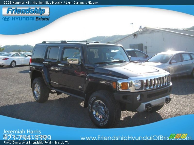 Midnight Blue Metallic / Light Cashmere/Ebony 2008 Hummer H3
