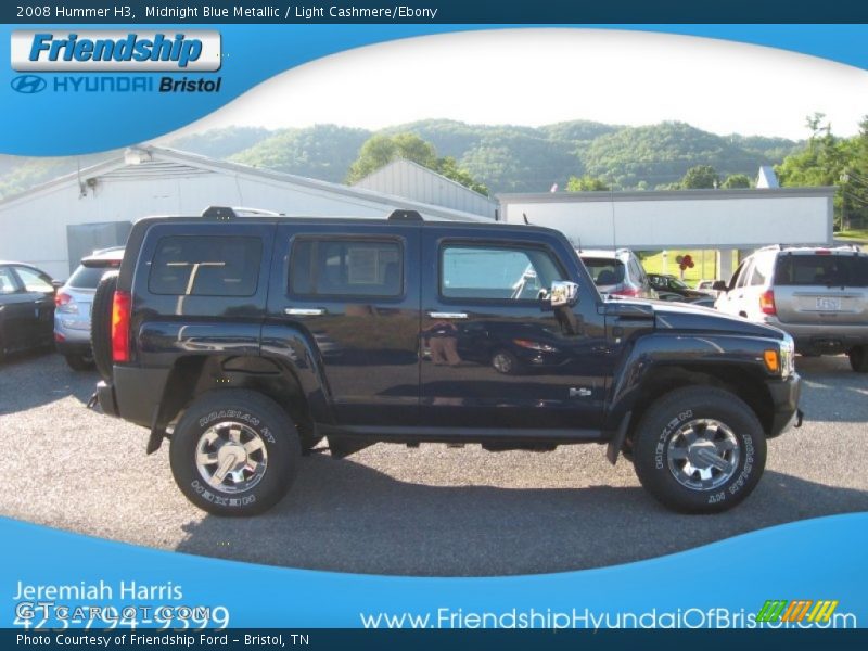 Midnight Blue Metallic / Light Cashmere/Ebony 2008 Hummer H3