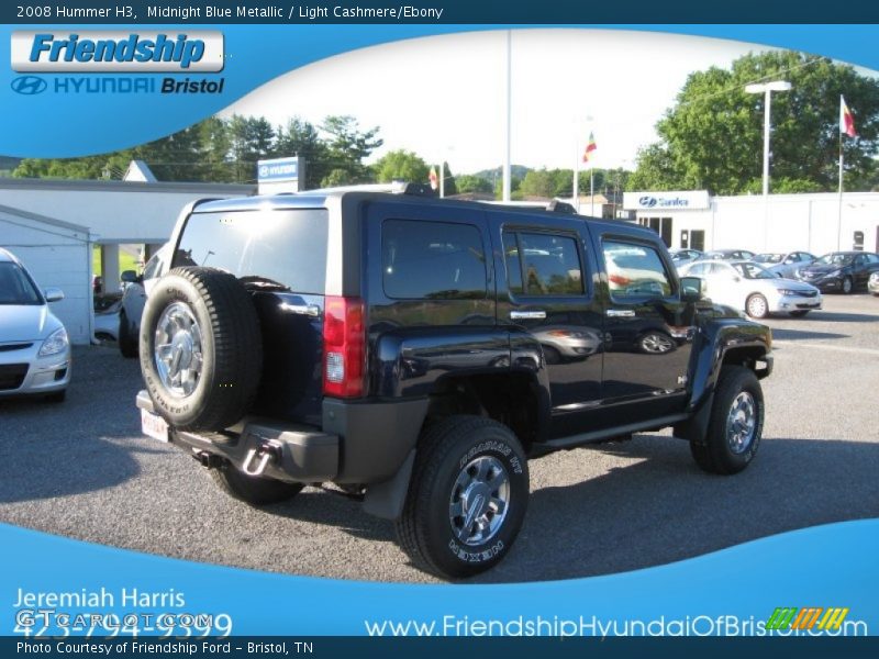 Midnight Blue Metallic / Light Cashmere/Ebony 2008 Hummer H3
