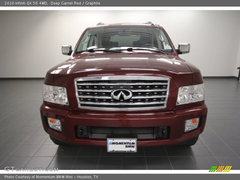 Deep Garnet Red / Graphite 2010 Infiniti QX 56 4WD