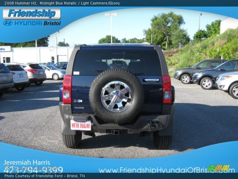Midnight Blue Metallic / Light Cashmere/Ebony 2008 Hummer H3