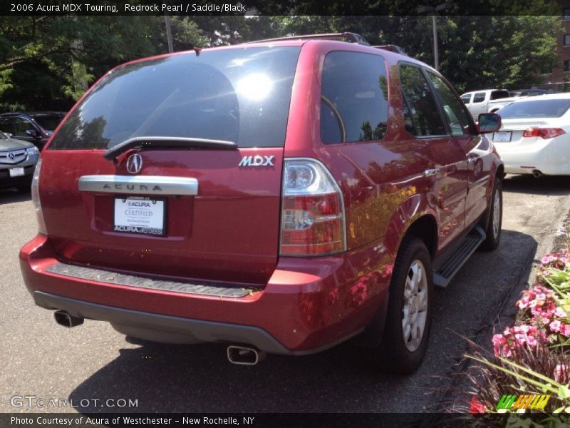 Redrock Pearl / Saddle/Black 2006 Acura MDX Touring