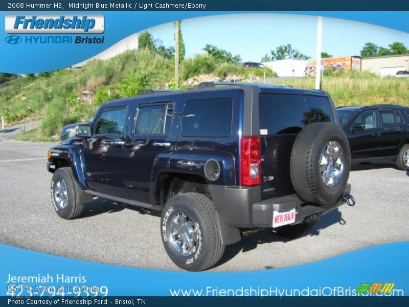 Midnight Blue Metallic / Light Cashmere/Ebony 2008 Hummer H3