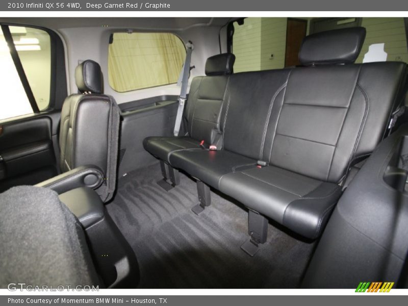 Deep Garnet Red / Graphite 2010 Infiniti QX 56 4WD