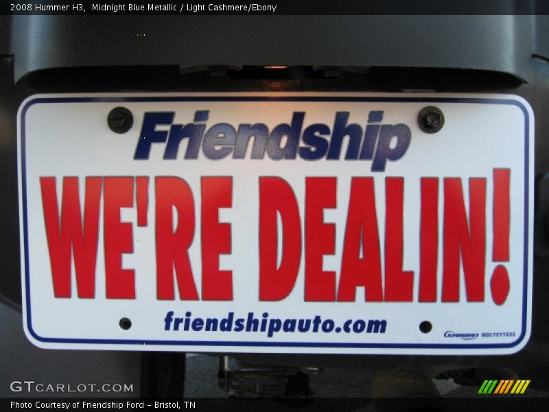 Midnight Blue Metallic / Light Cashmere/Ebony 2008 Hummer H3