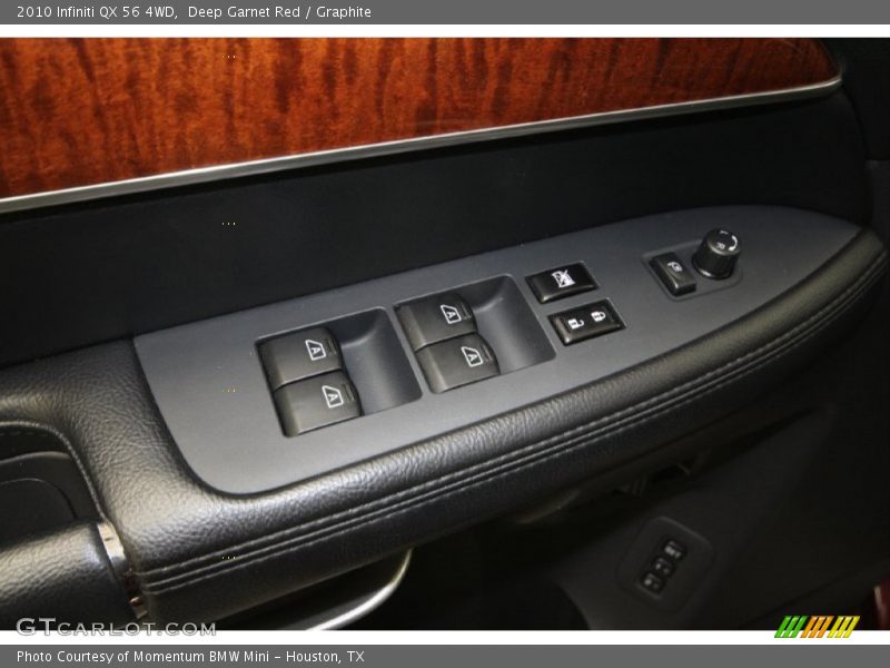 Deep Garnet Red / Graphite 2010 Infiniti QX 56 4WD