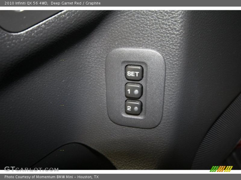 Deep Garnet Red / Graphite 2010 Infiniti QX 56 4WD