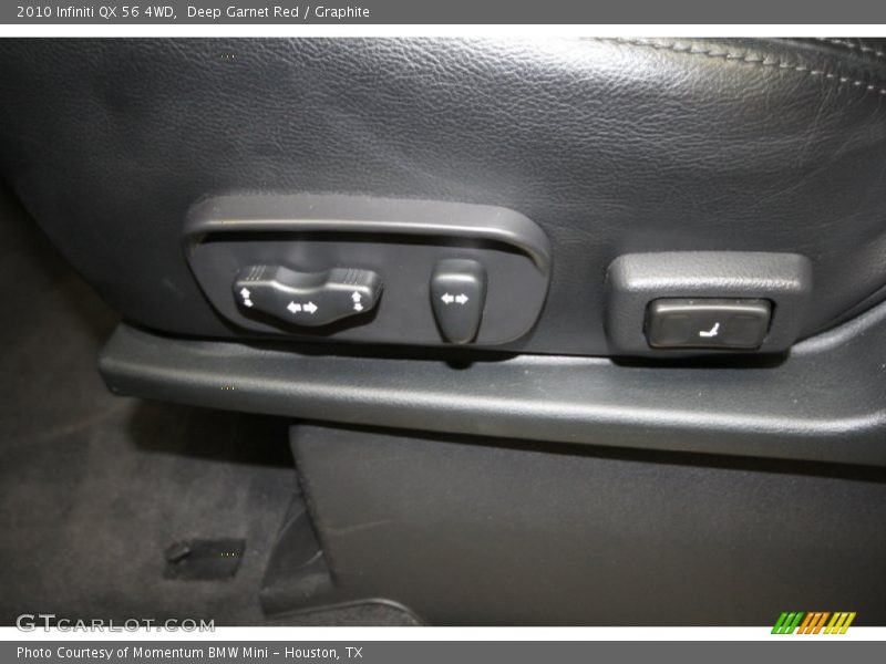 Deep Garnet Red / Graphite 2010 Infiniti QX 56 4WD