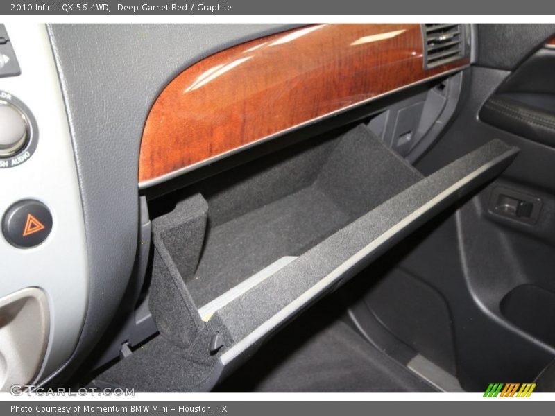 Deep Garnet Red / Graphite 2010 Infiniti QX 56 4WD