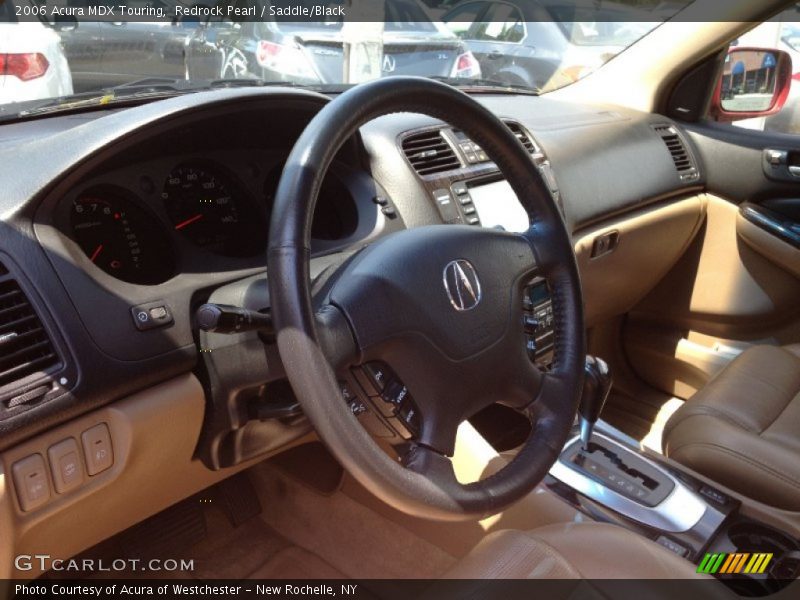 Redrock Pearl / Saddle/Black 2006 Acura MDX Touring