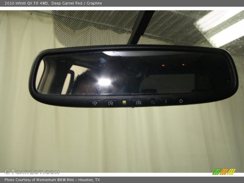Deep Garnet Red / Graphite 2010 Infiniti QX 56 4WD