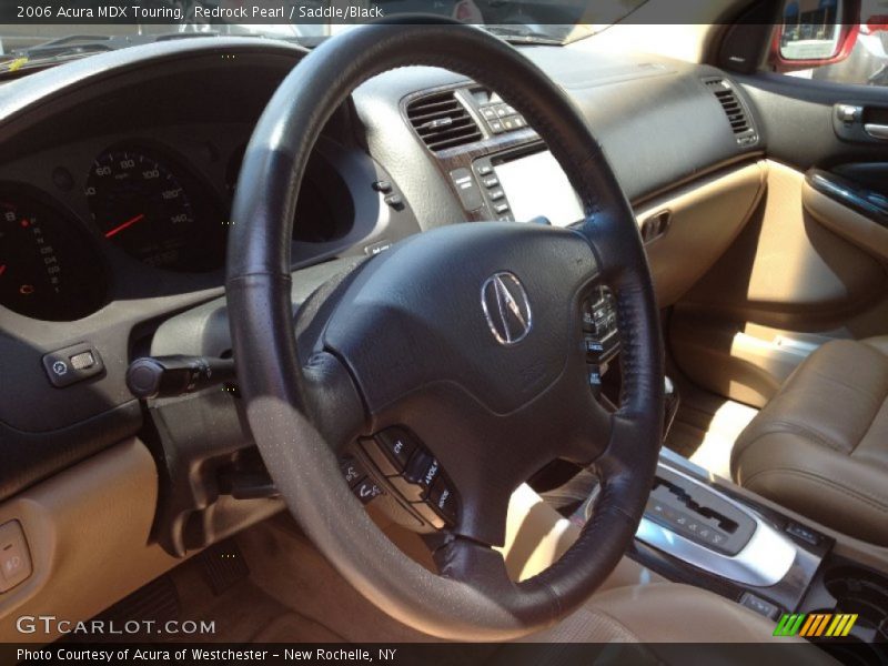 Redrock Pearl / Saddle/Black 2006 Acura MDX Touring