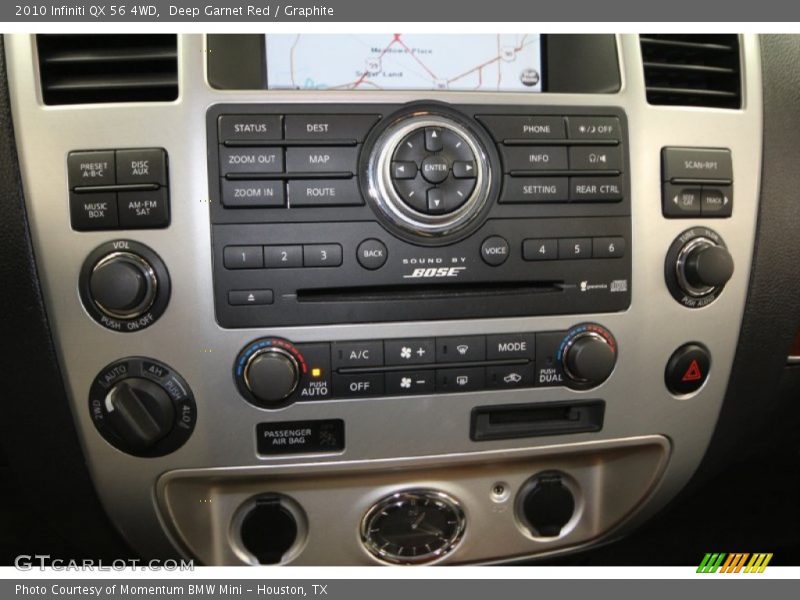 Deep Garnet Red / Graphite 2010 Infiniti QX 56 4WD