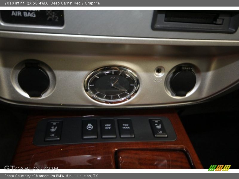 Deep Garnet Red / Graphite 2010 Infiniti QX 56 4WD