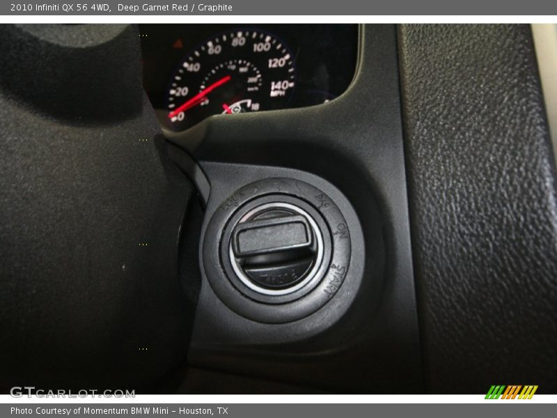 Deep Garnet Red / Graphite 2010 Infiniti QX 56 4WD