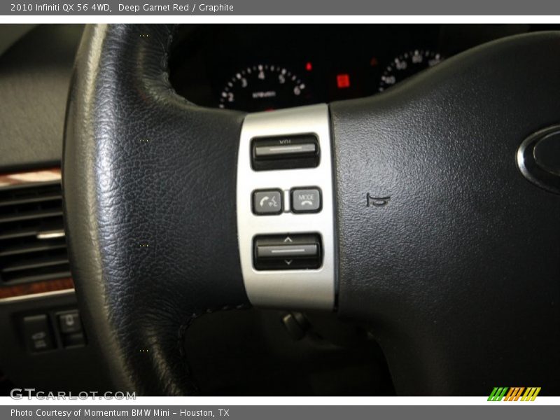 Deep Garnet Red / Graphite 2010 Infiniti QX 56 4WD