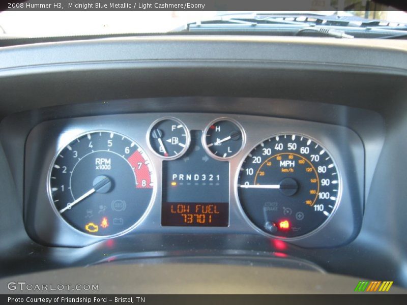Midnight Blue Metallic / Light Cashmere/Ebony 2008 Hummer H3