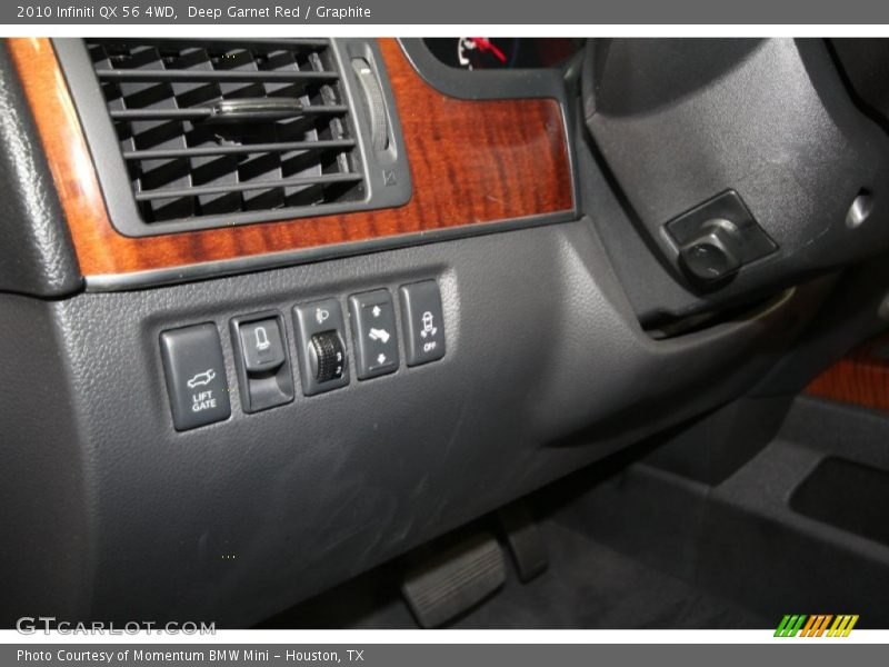 Deep Garnet Red / Graphite 2010 Infiniti QX 56 4WD