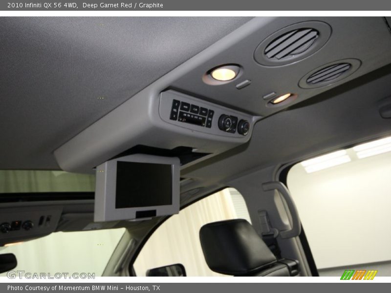 Deep Garnet Red / Graphite 2010 Infiniti QX 56 4WD