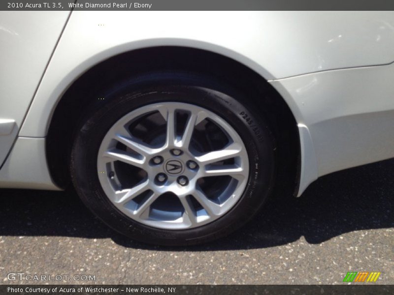 White Diamond Pearl / Ebony 2010 Acura TL 3.5