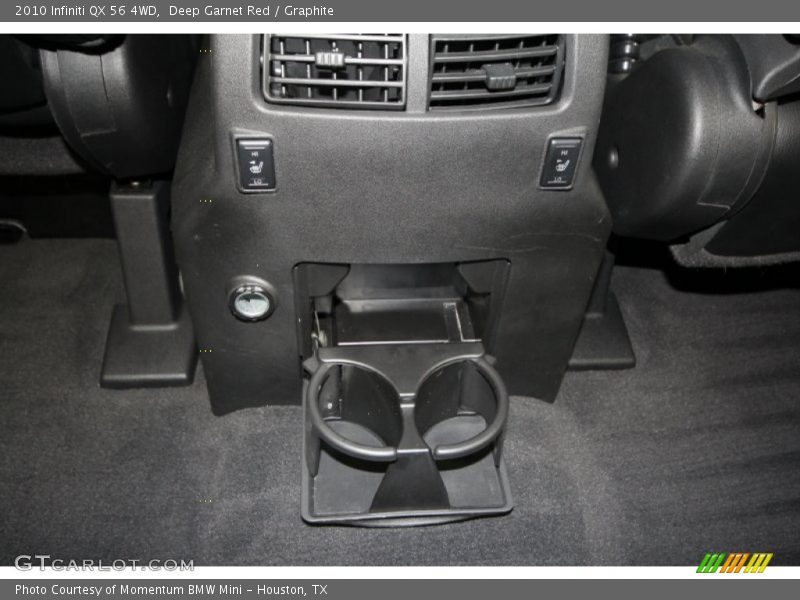 Deep Garnet Red / Graphite 2010 Infiniti QX 56 4WD