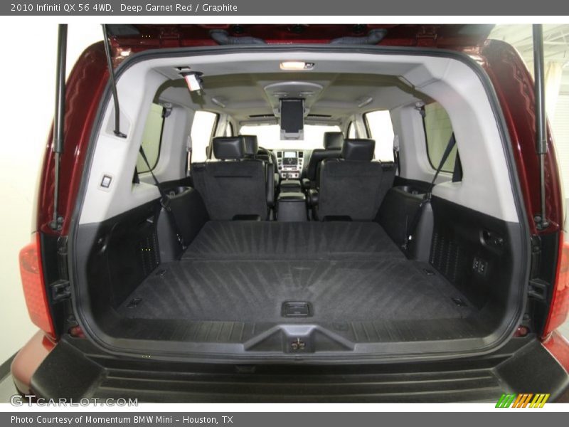 Deep Garnet Red / Graphite 2010 Infiniti QX 56 4WD