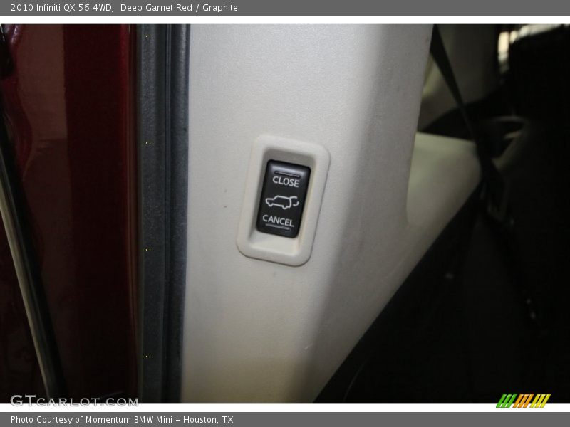 Deep Garnet Red / Graphite 2010 Infiniti QX 56 4WD