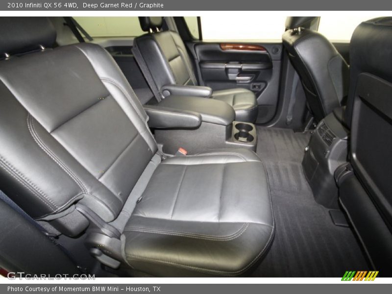 Deep Garnet Red / Graphite 2010 Infiniti QX 56 4WD