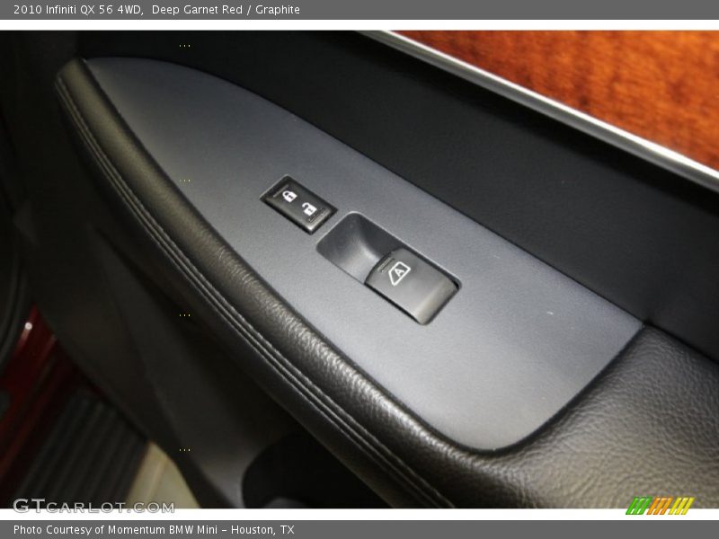 Deep Garnet Red / Graphite 2010 Infiniti QX 56 4WD