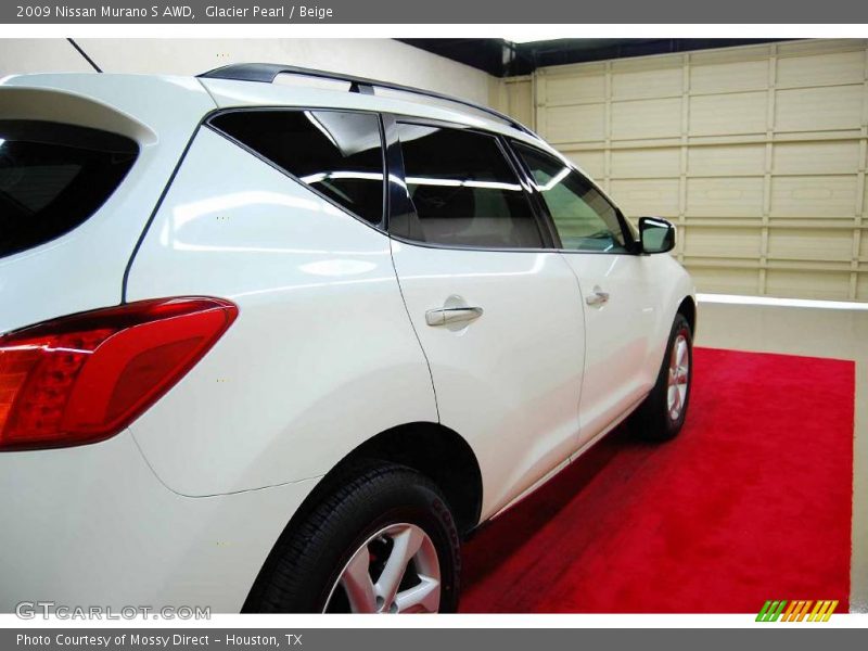 Glacier Pearl / Beige 2009 Nissan Murano S AWD